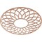Ekena Millwork Cannes Wood Fretwork Pierced Ceiling Medallion, Cherry, 38"OD x 13"ID x 3/8"T CMWP38X38X0375CNCH - alternate 3